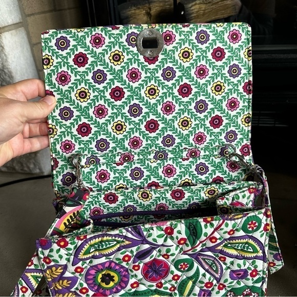 Vera Bradley Julia top handle handbag floral - Picture 10 of 13